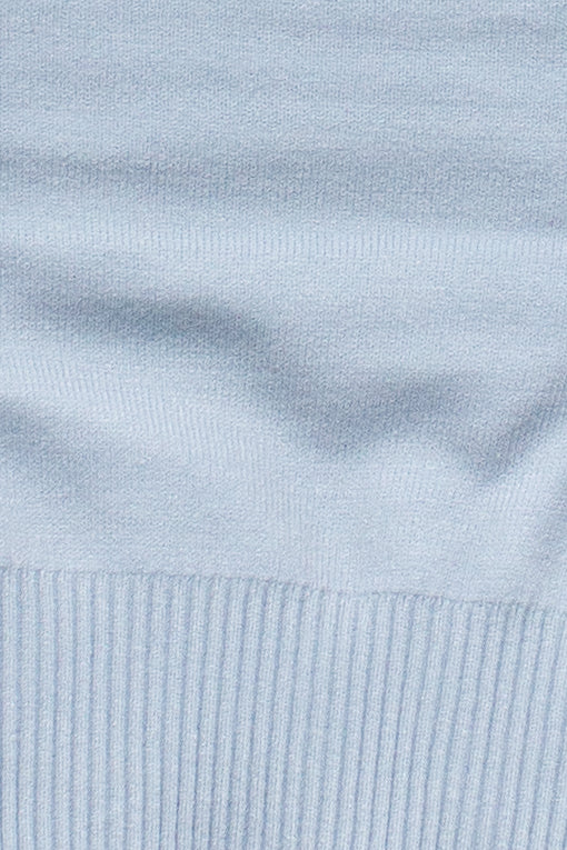 Lightweight Boat Neck Sweater - Light Blue