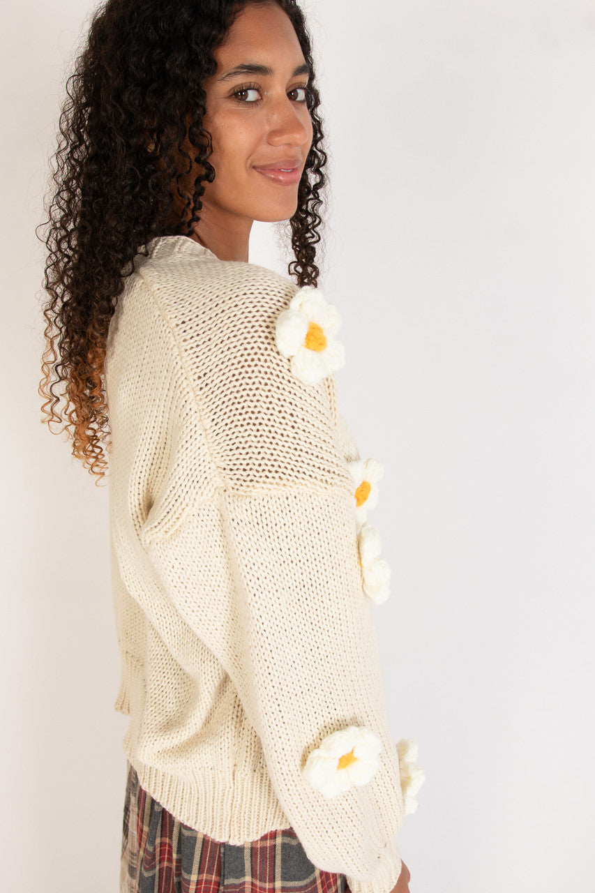 3D Applique Cardigan