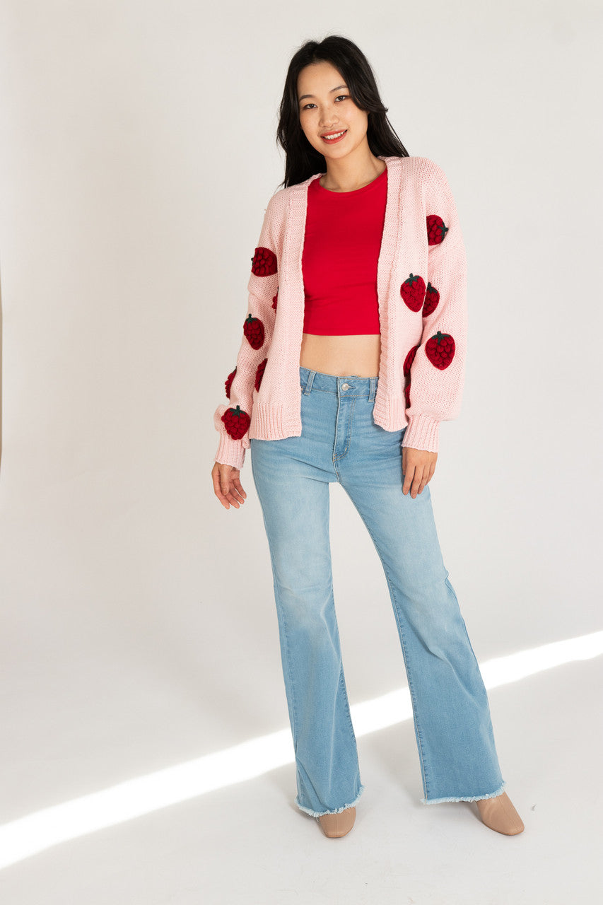 3D Applique Cardigan