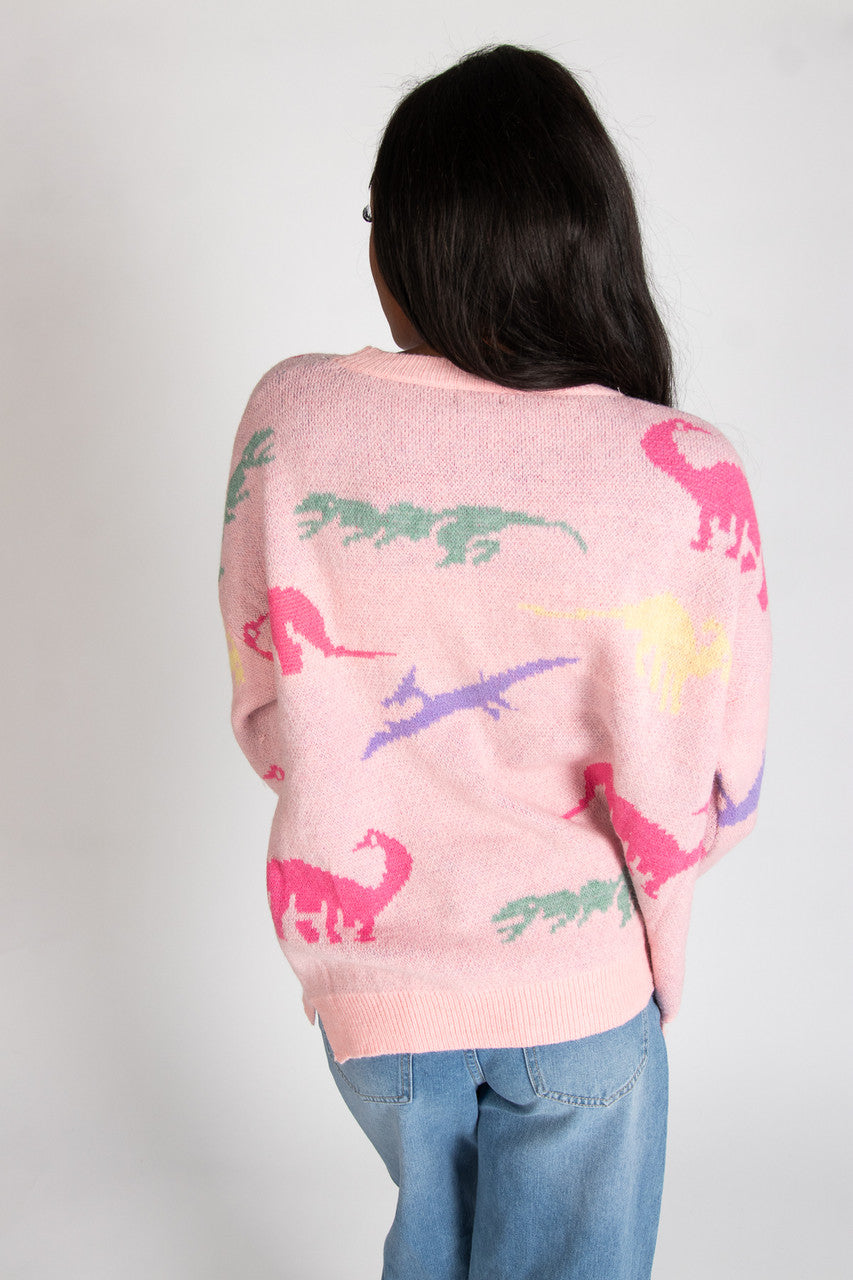 Oversized Dinosaur Sweater