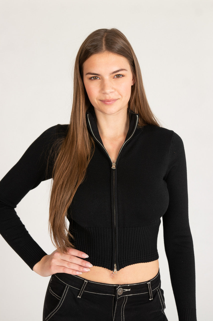 Zip Up Cardigan