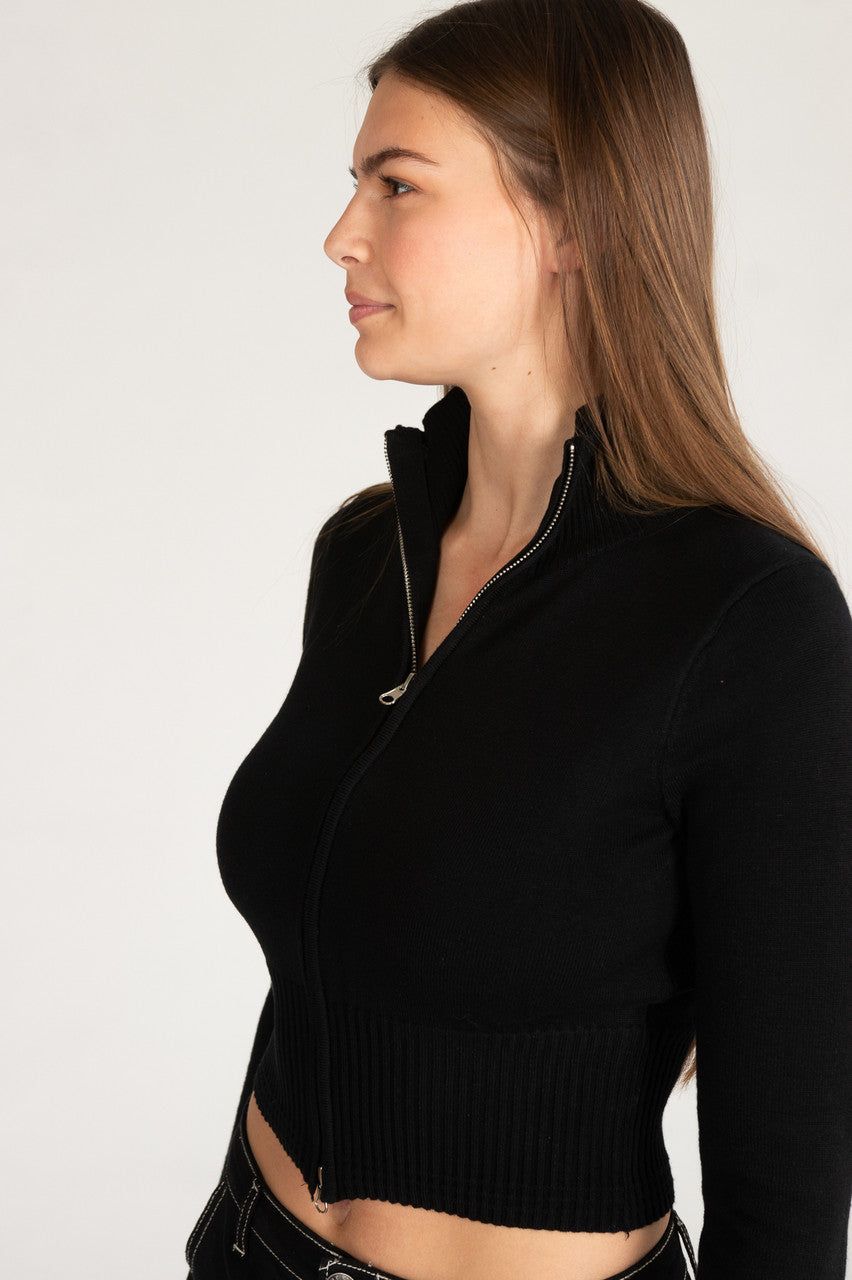 Zip Up Cardigan