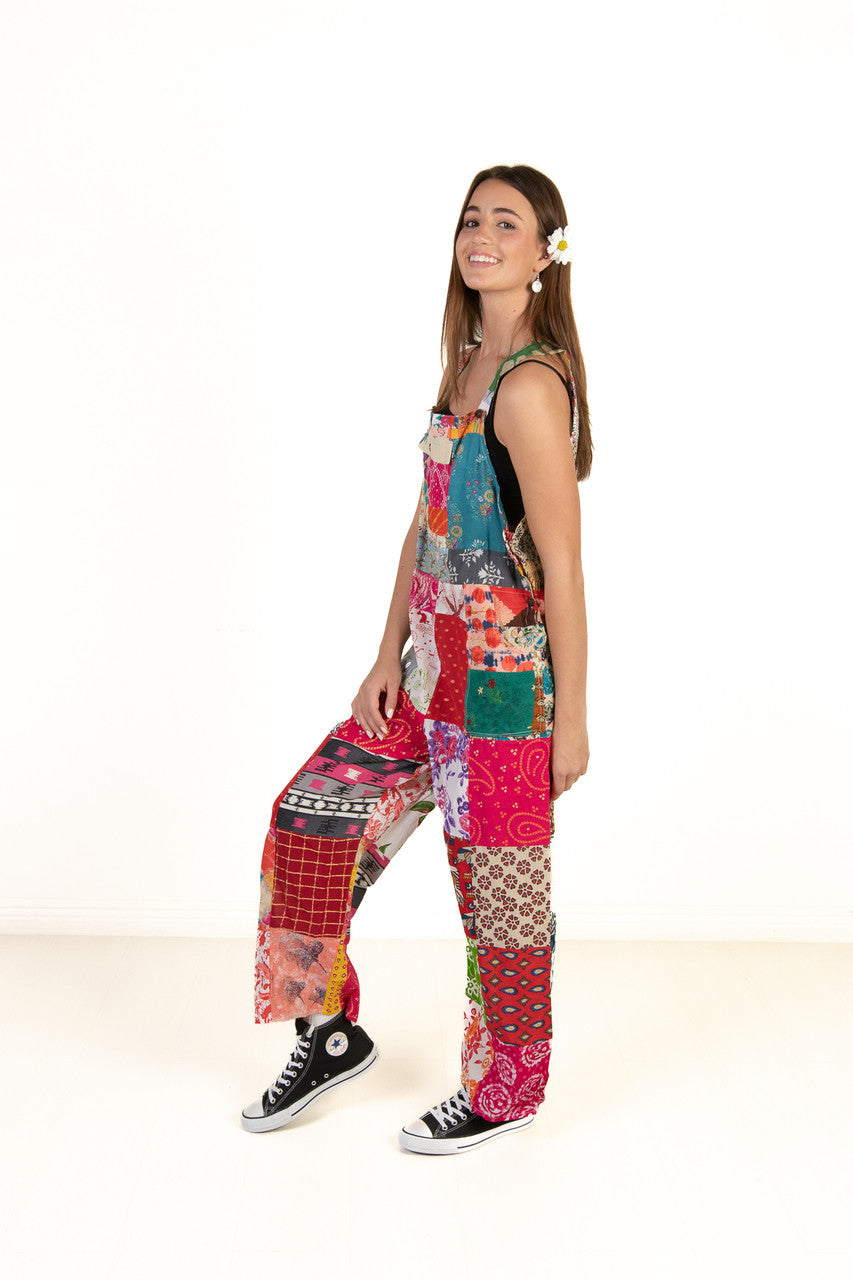 Assorted Patchwork Overalls