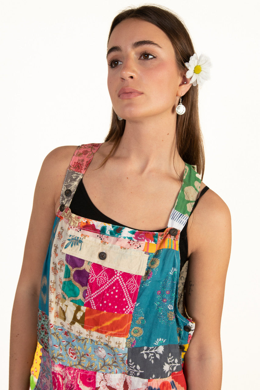 Assorted Patchwork Overalls