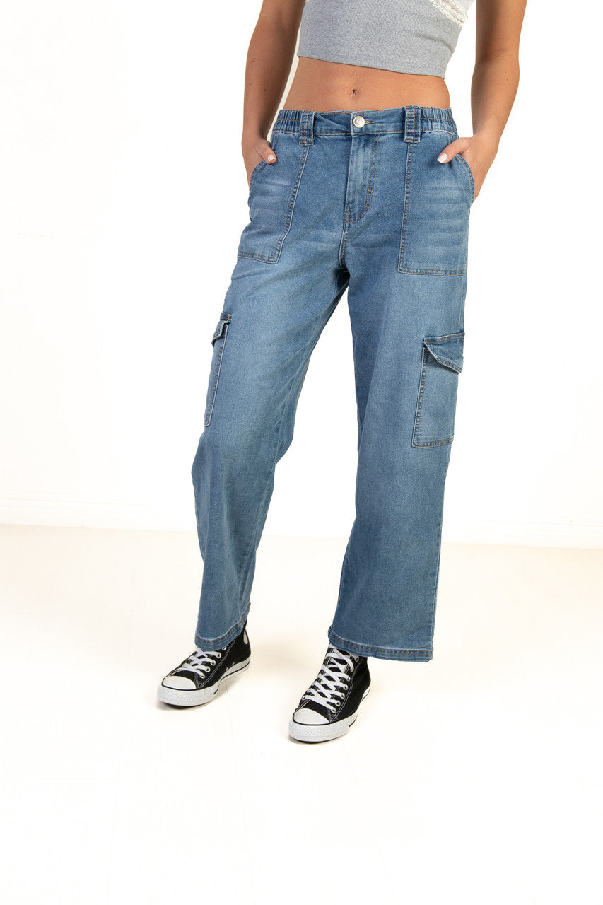 Medium Wash Skater Jeans