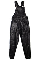 Pleather Jogger Overalls
