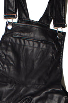 Pleather Jogger Overalls