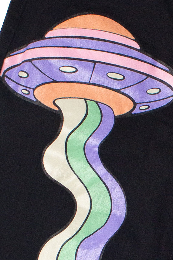 Pastel Neon Mushroom UFO Jeans