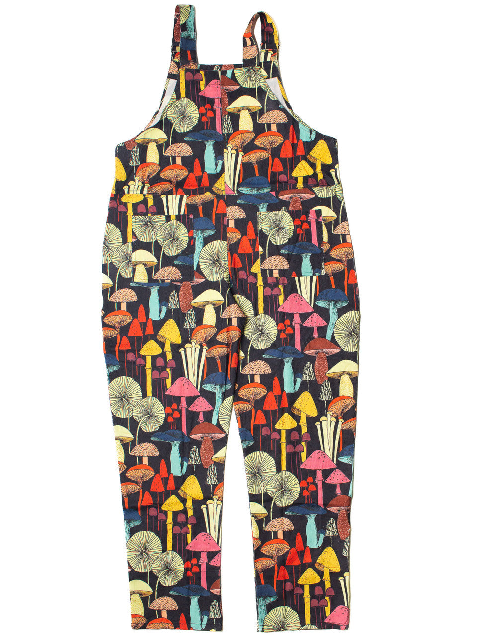 Mushroom Patterned Overalls