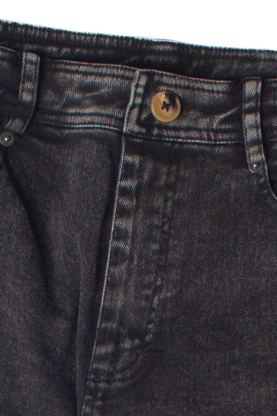 Frayed Hem Wide Leg Jeans