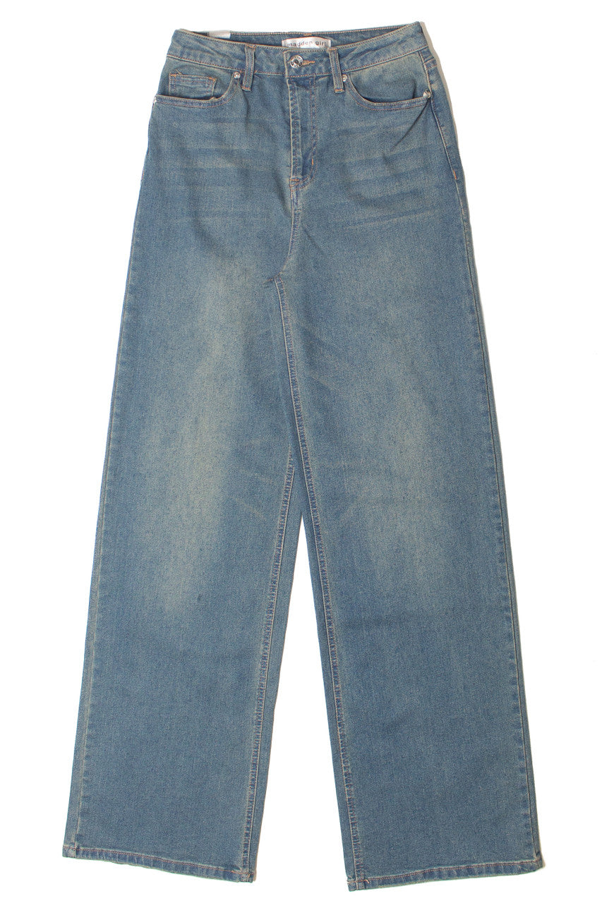 Medium Wash Wide Leg Jeans