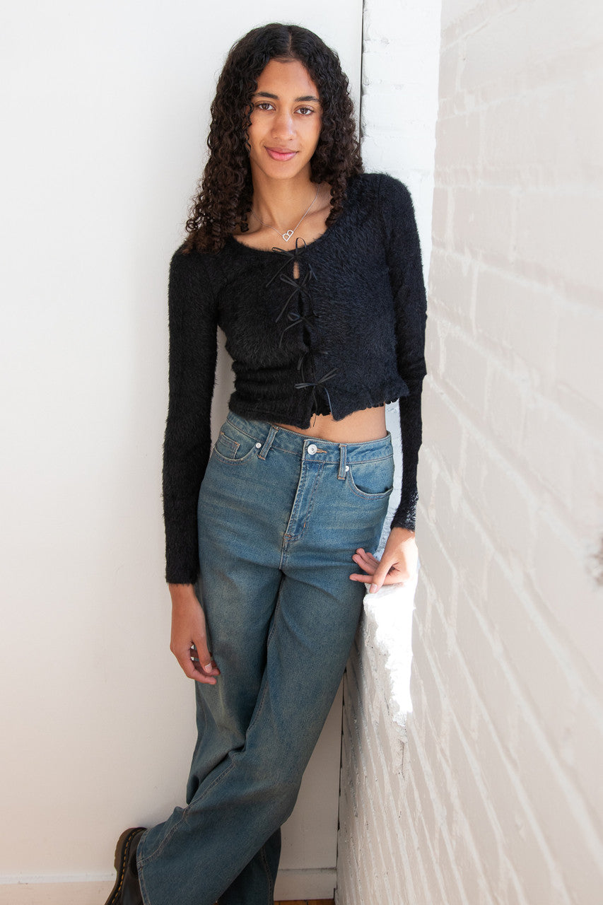 Medium Wash Wide Leg Jeans