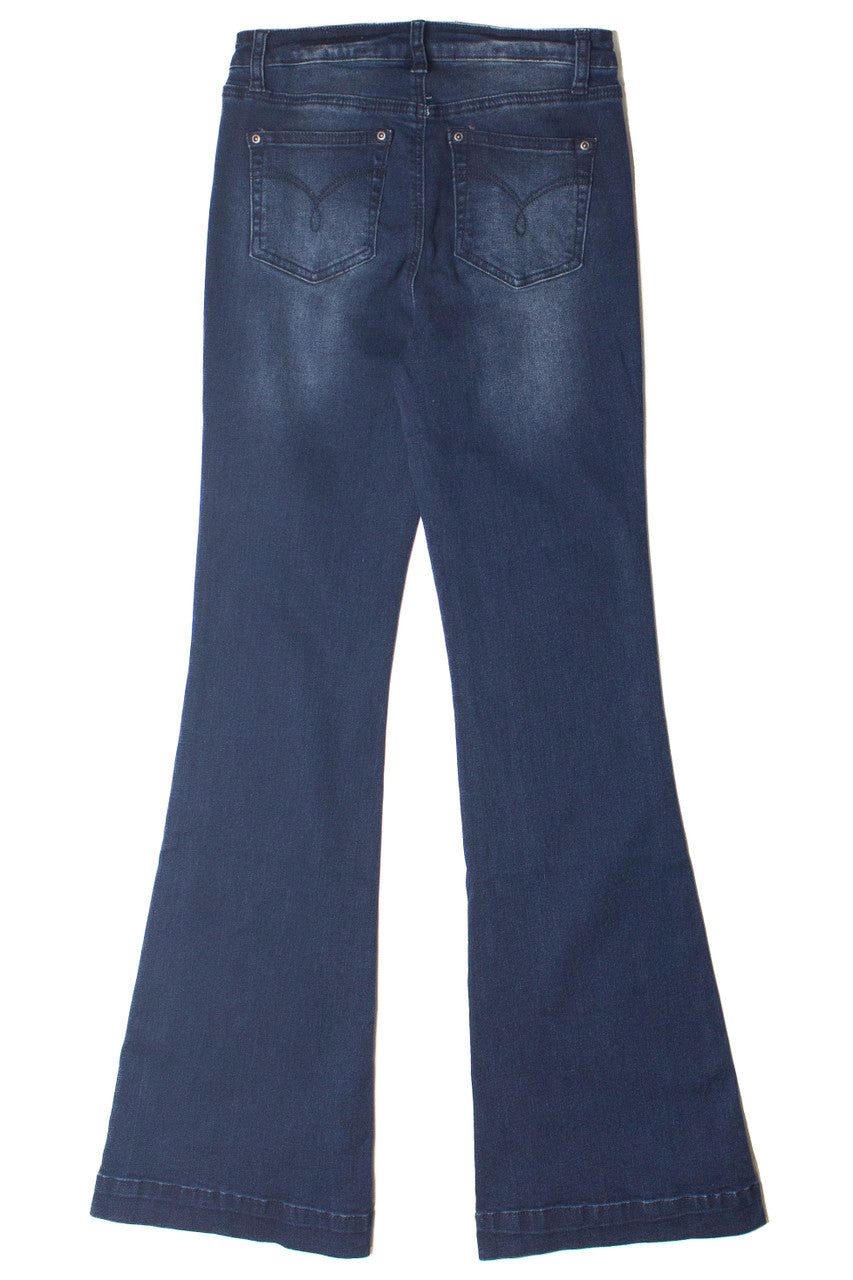 Mid Rise Flare Jeans