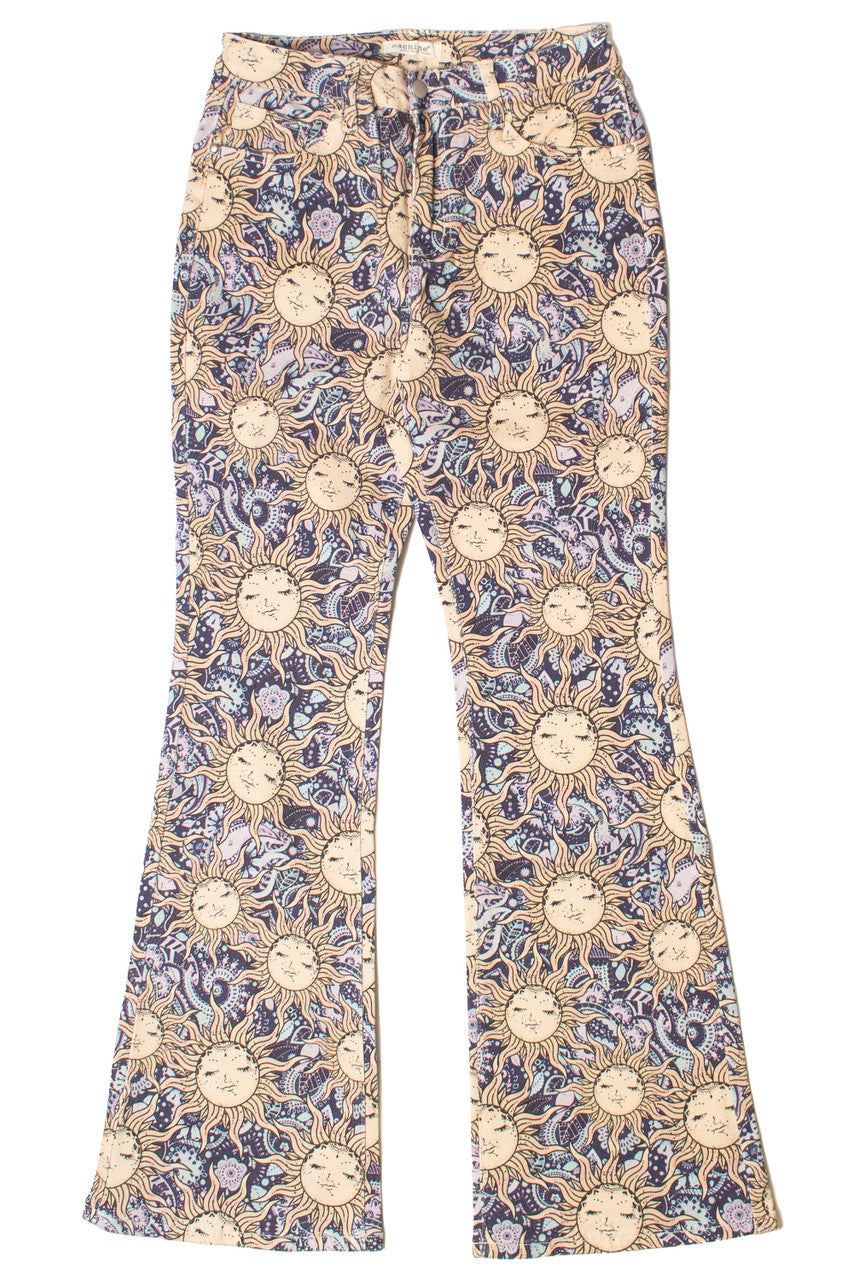 Celestial Paisley Flare Jeans