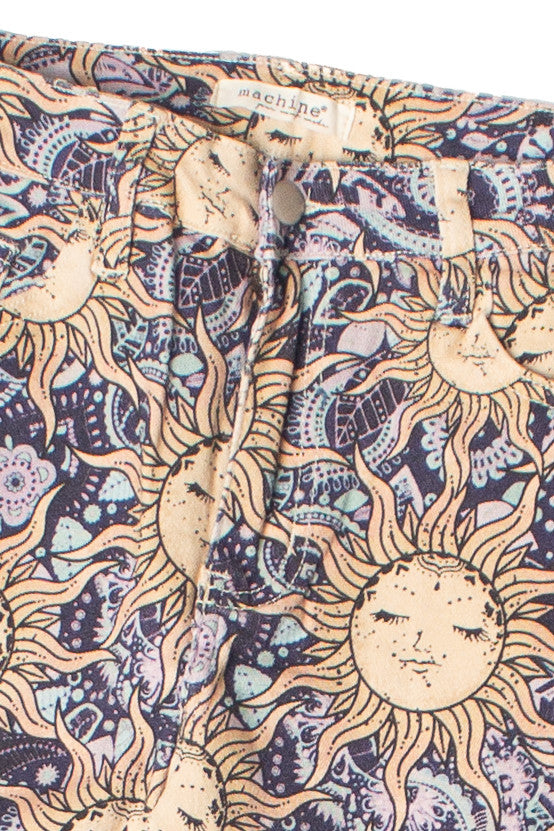 Celestial Paisley Flare Jeans