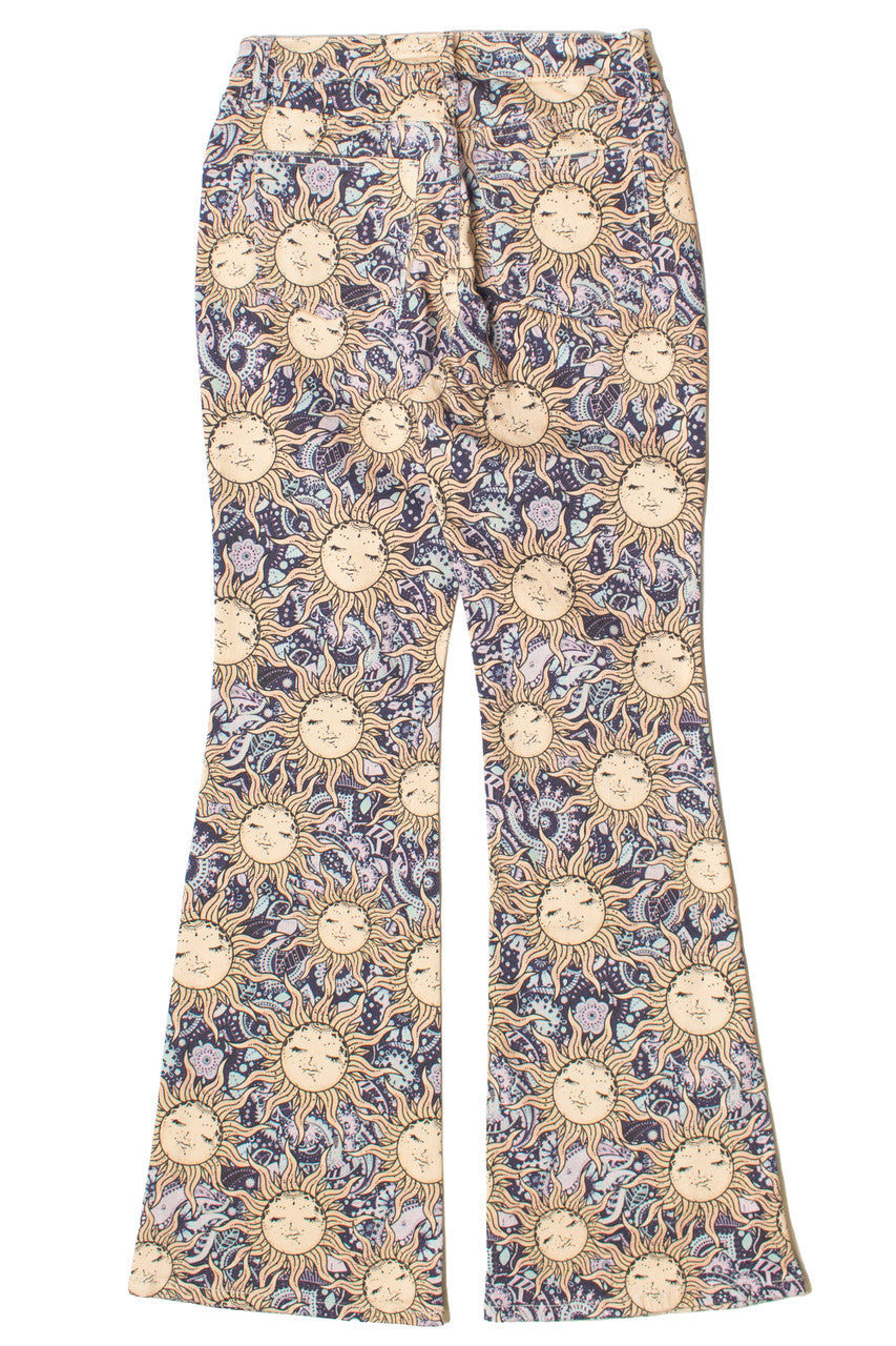 Celestial Paisley Flare Jeans