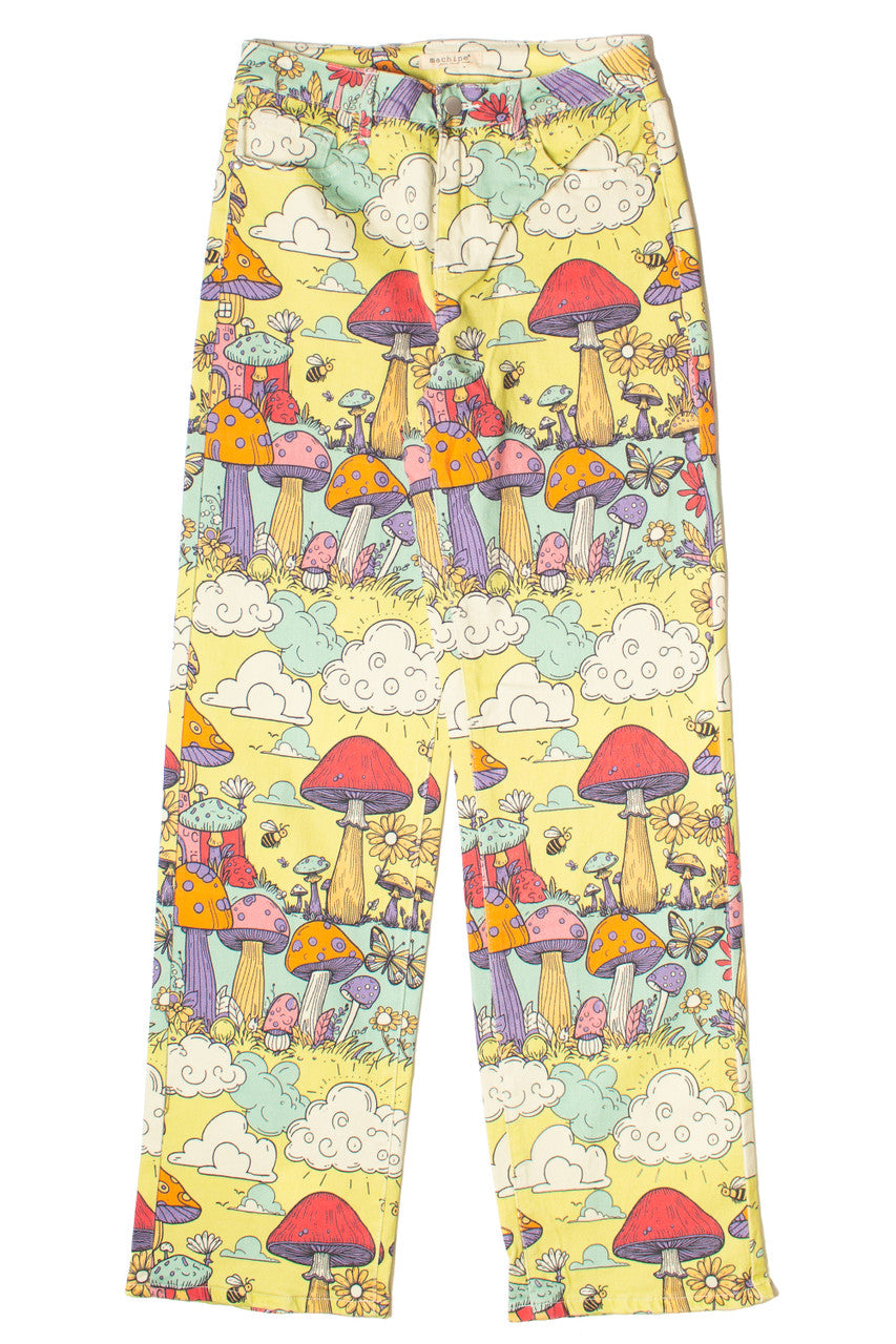 Mushroom Village Printed Jeans