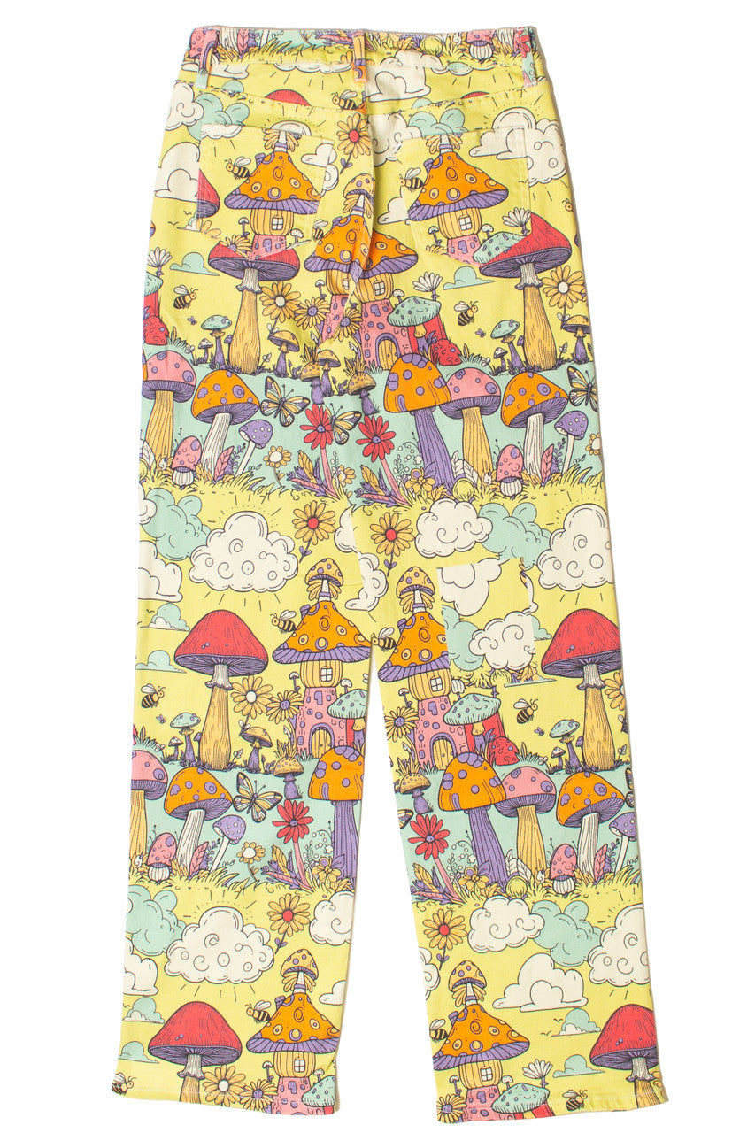 Mushroom Village Printed Jeans