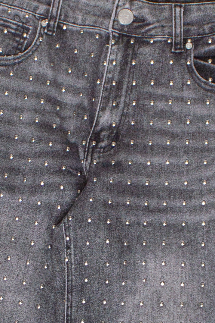 Nailhead Studded Jeans