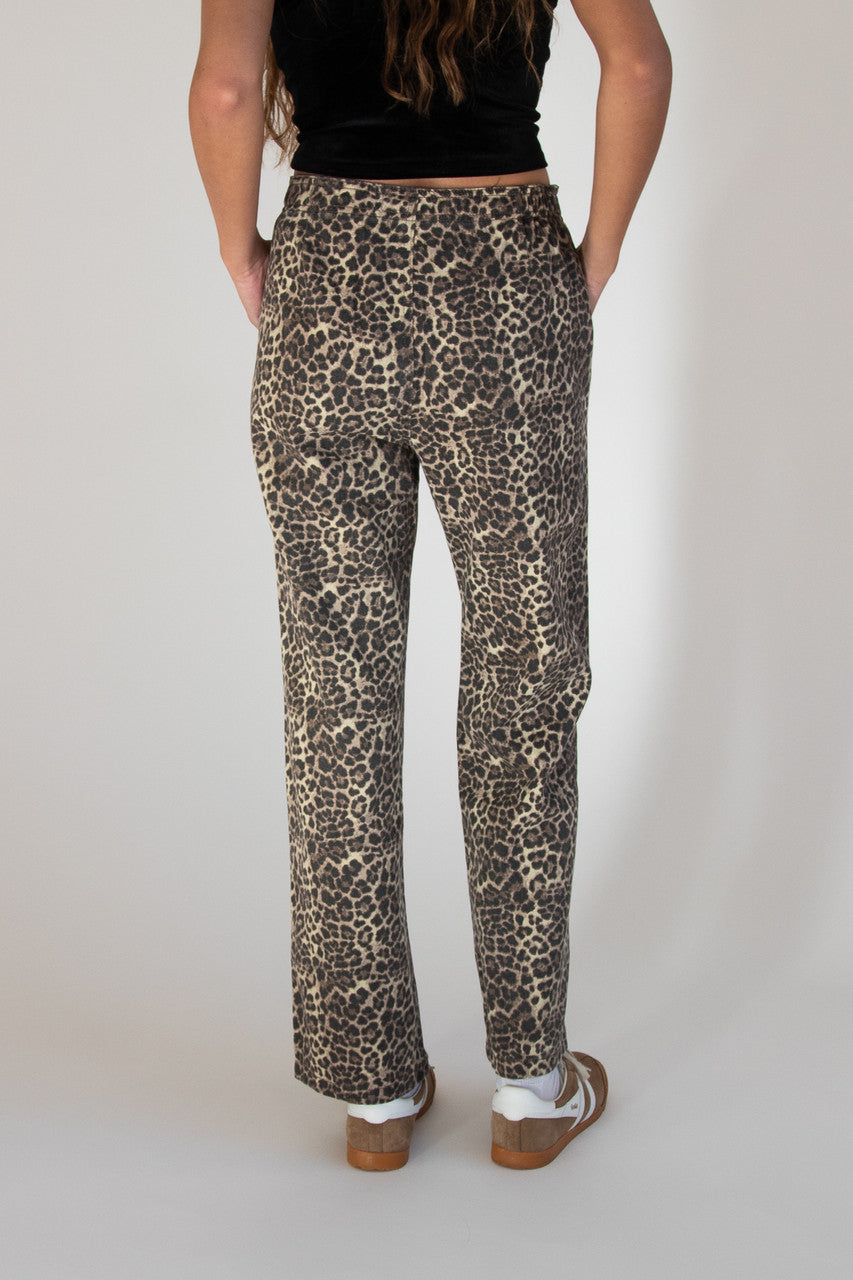 Leopard Print Jeans