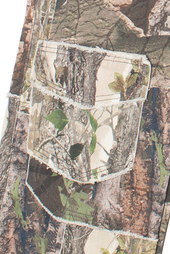 Patchwork Woodland Camo Jeans