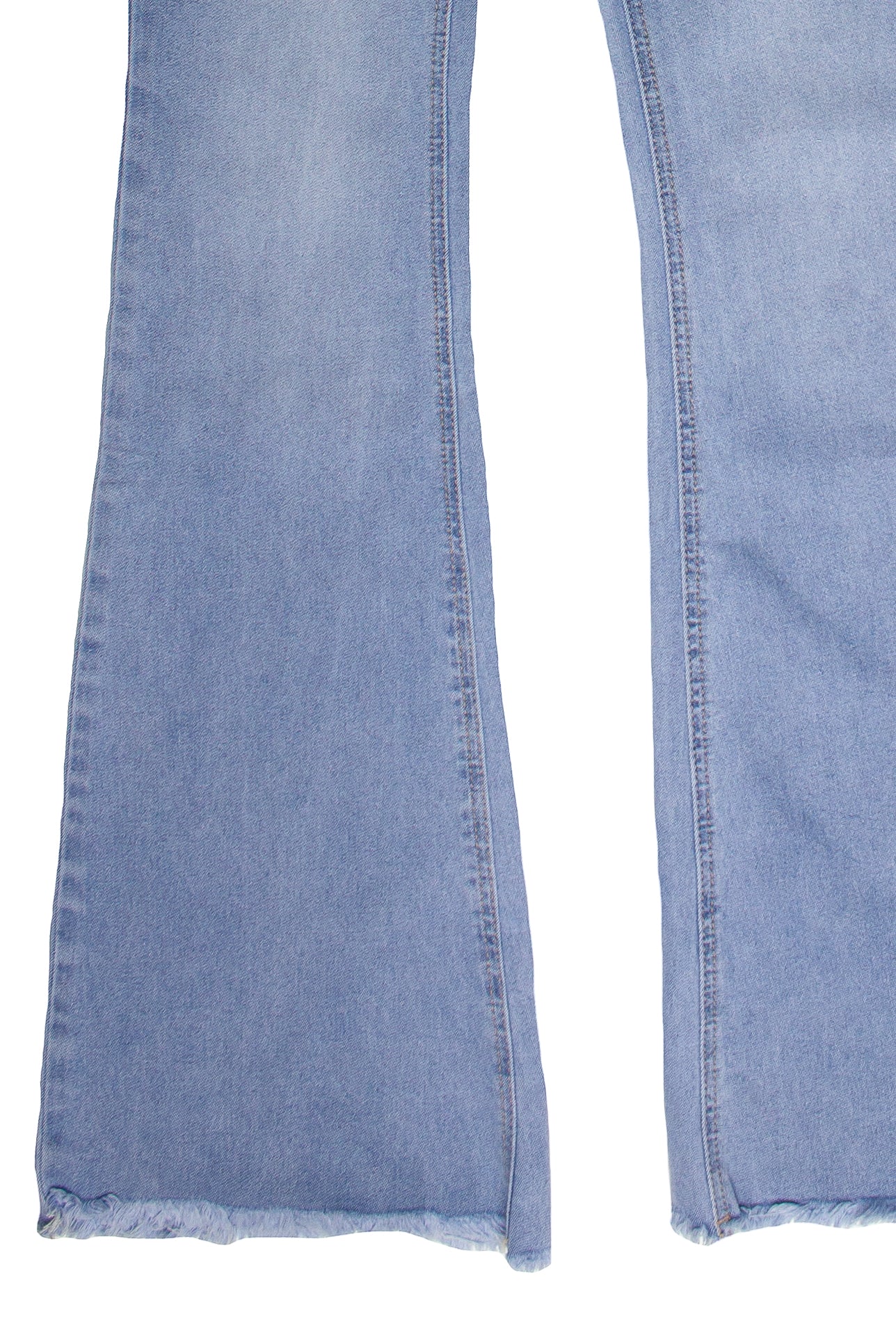 Scarf Belt Flare Jeans