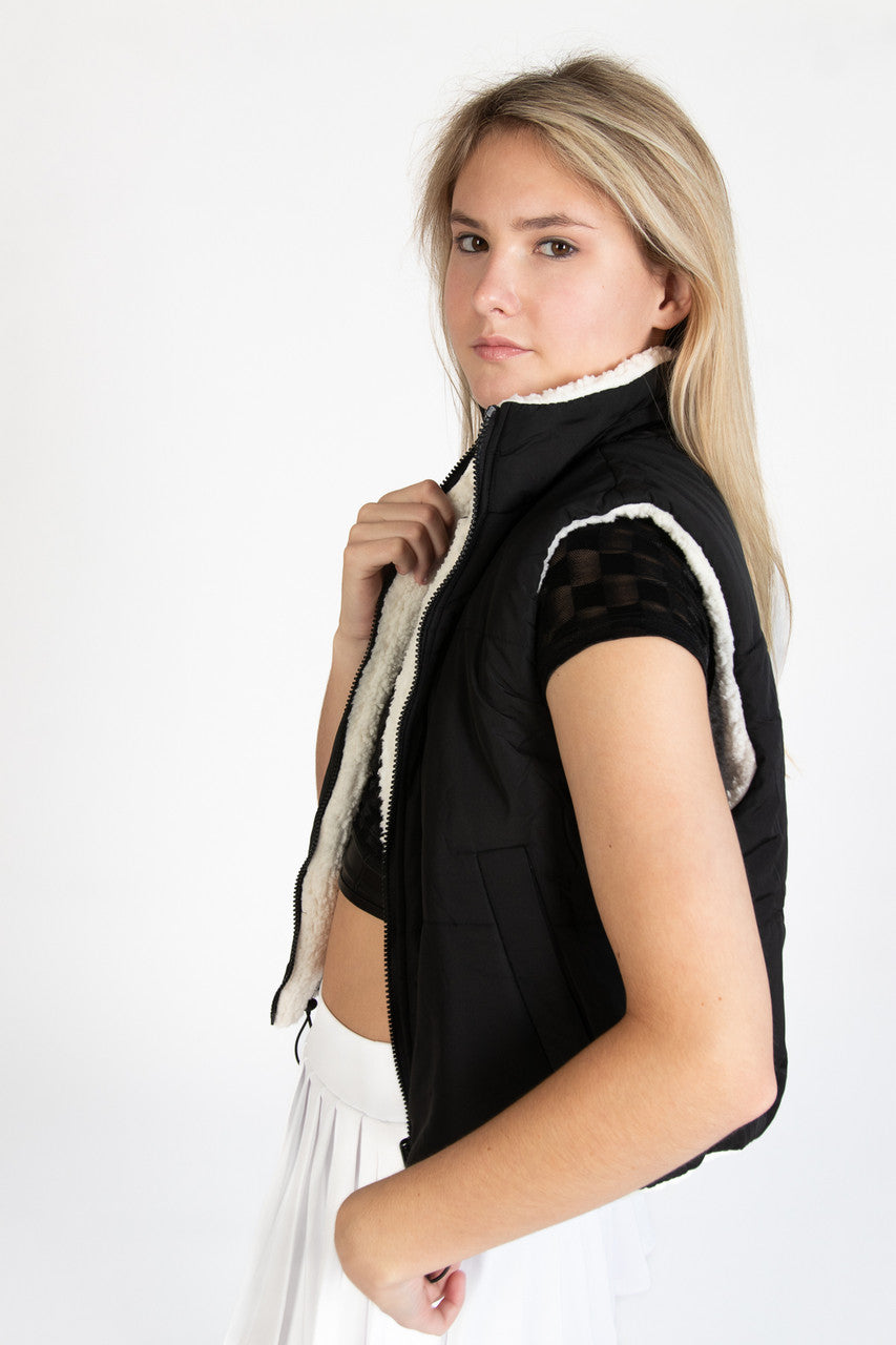Black Puffer Vest