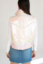 Iridescent Puffer Vest