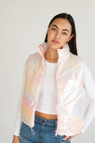 Iridescent Puffer Vest