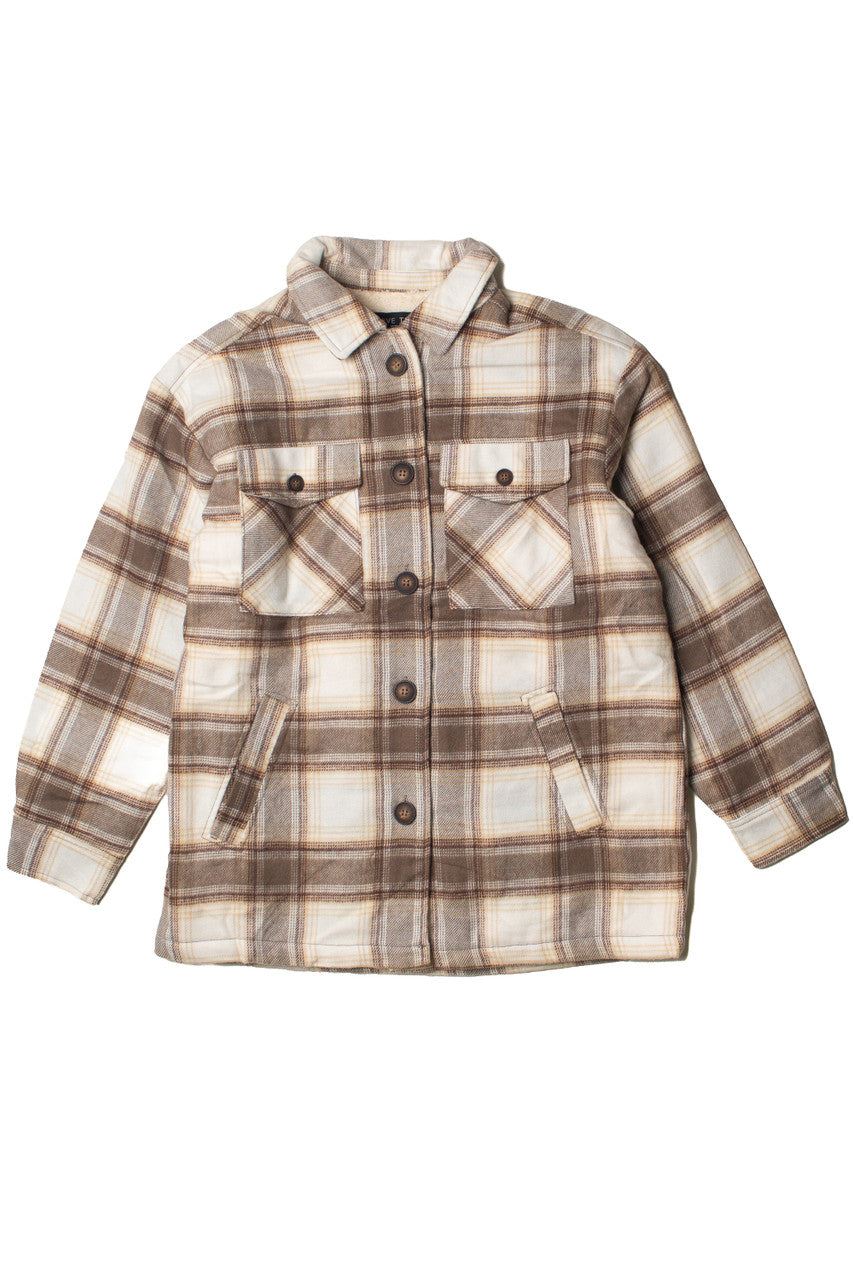 Cocoa Sherpa Lined Flannel Jacket