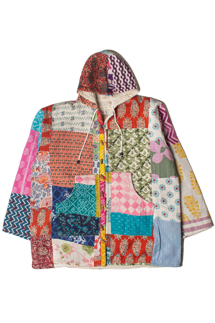 Hooded Patchwork Jacket