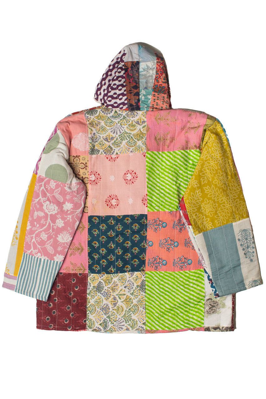 Hooded Patchwork Jacket