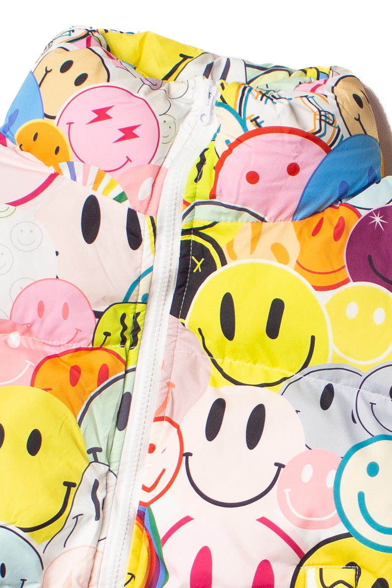 Smiley Face Puffer Jacket