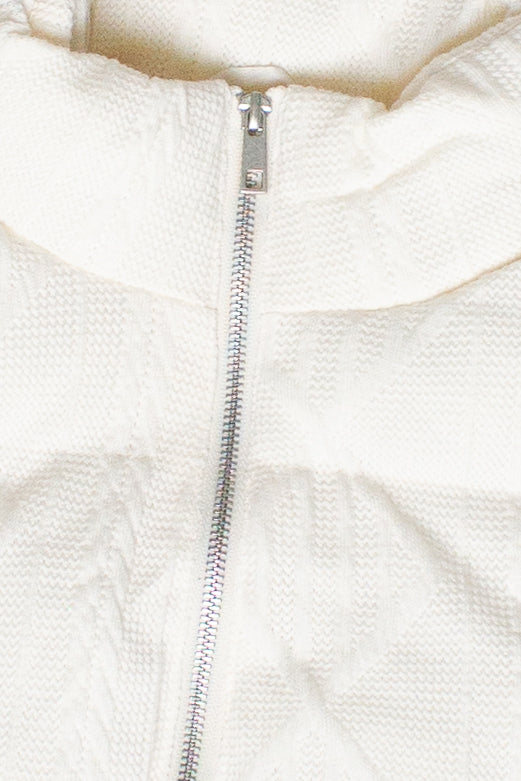 Sweater Knit Puffer Vest