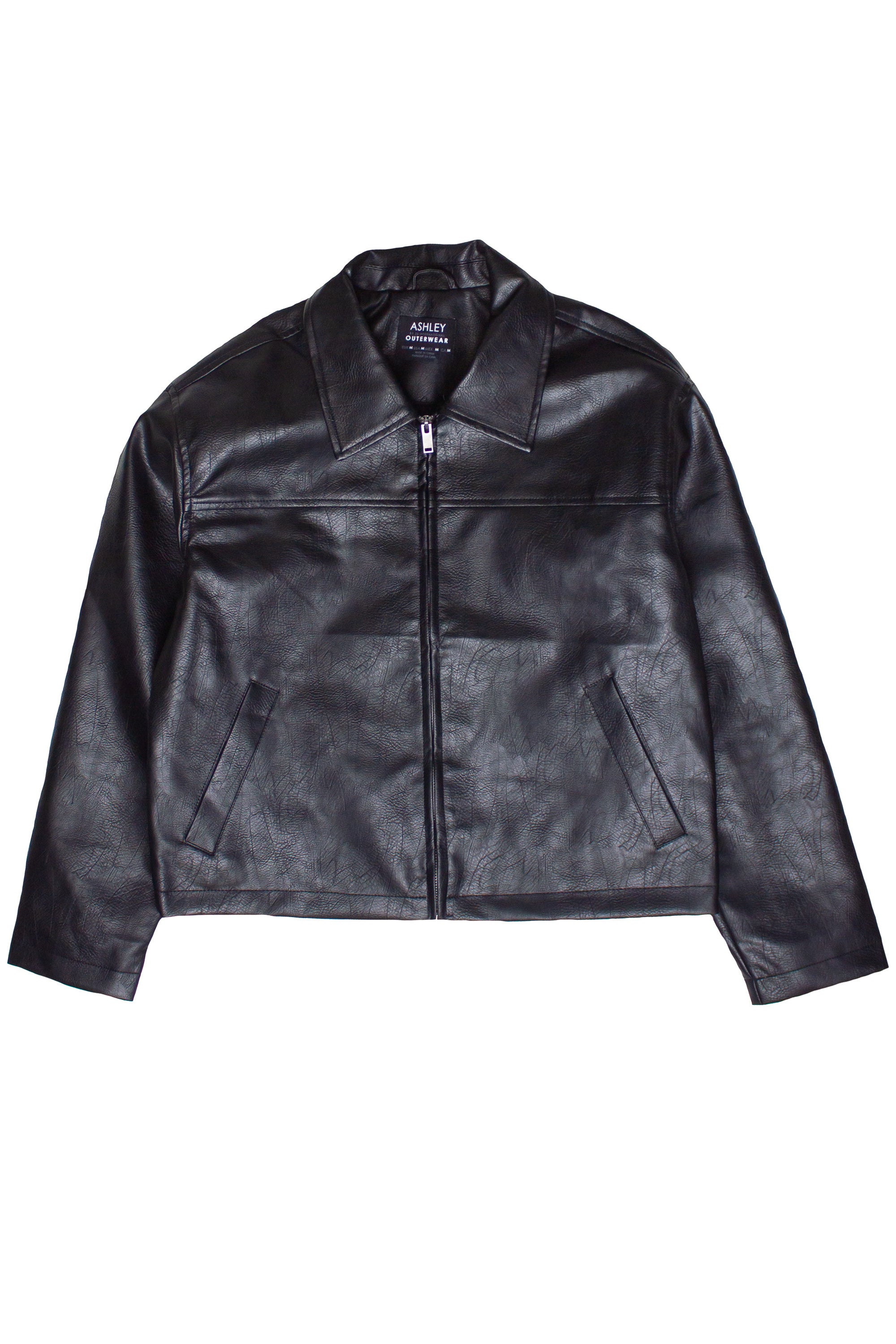 Oversized Collared Moto Jacket