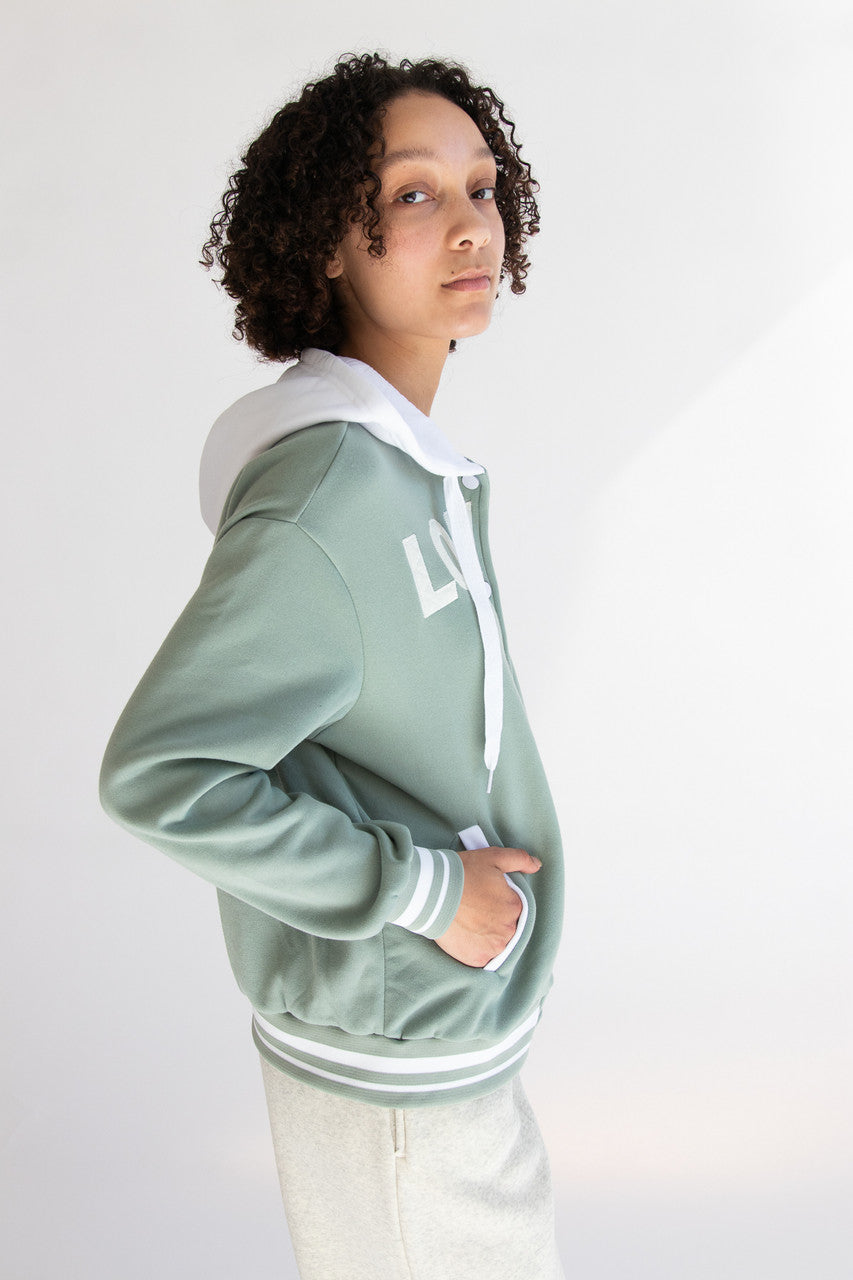 Hooded Varsity Sweatshirt