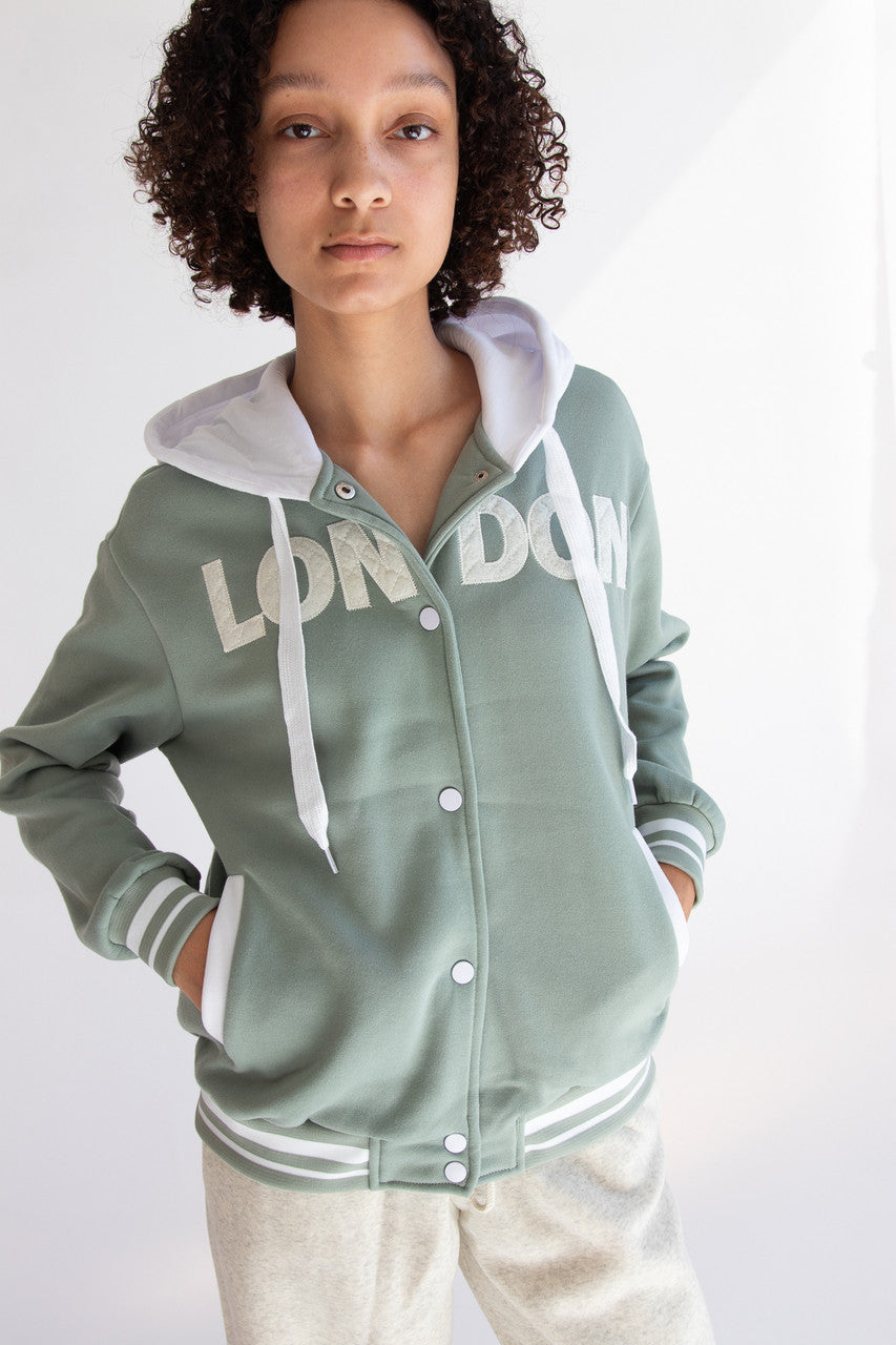 Hooded Varsity Sweatshirt