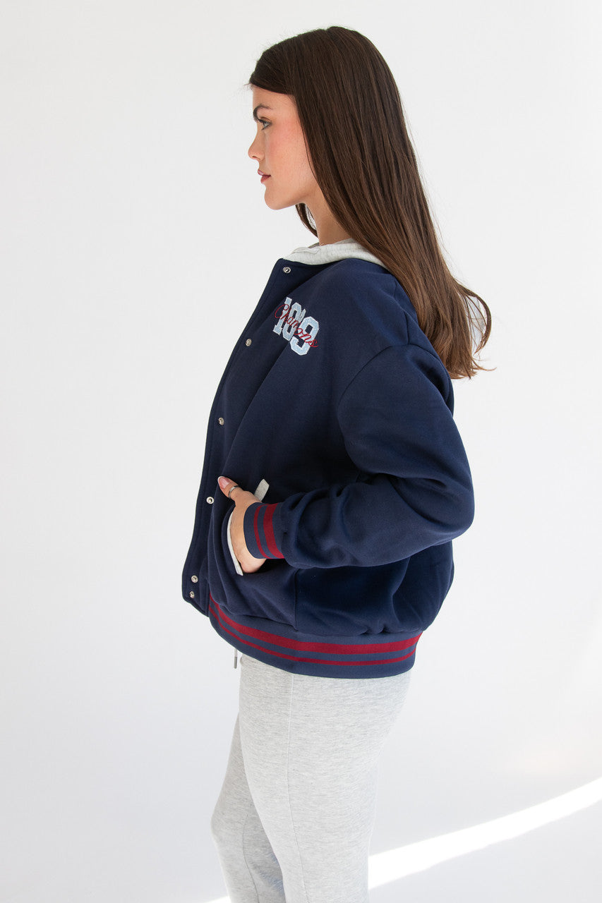 Hooded Varsity Sweatshirt