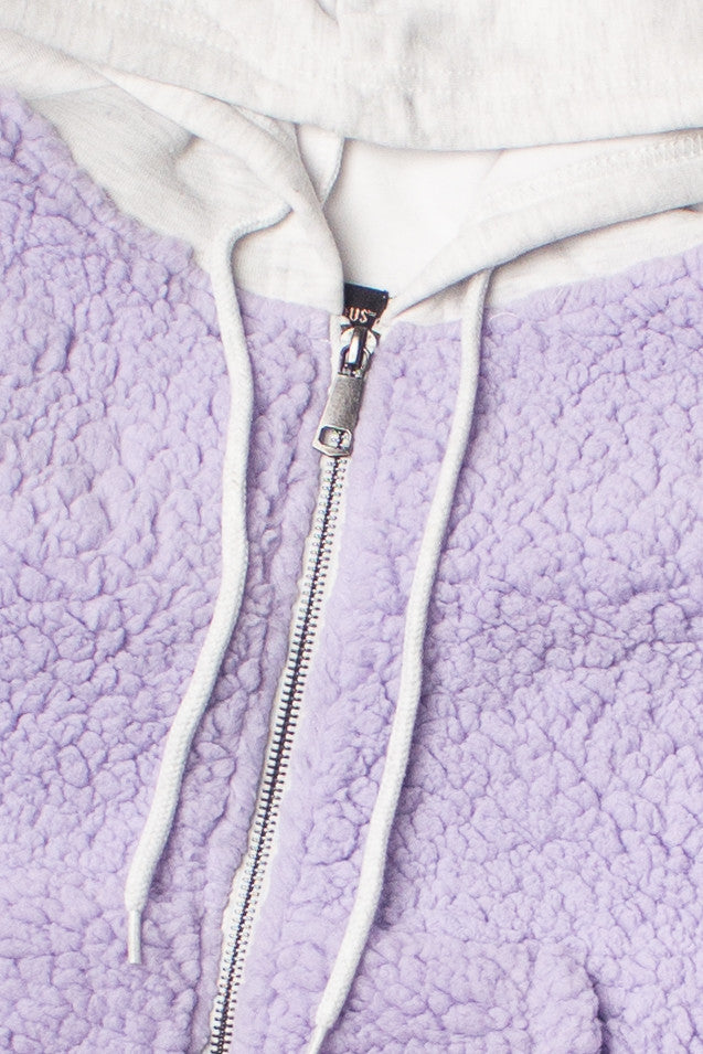 Sherpa Contrast Hoodie