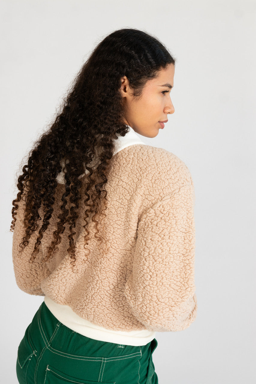 Sherpa Contrast Hoodie