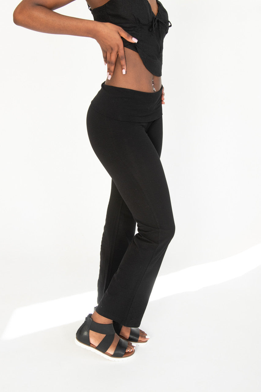 Fold Over Yoga Pants
