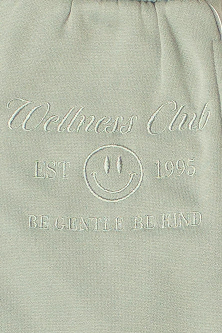 Wellness Club Embroidered Joggers