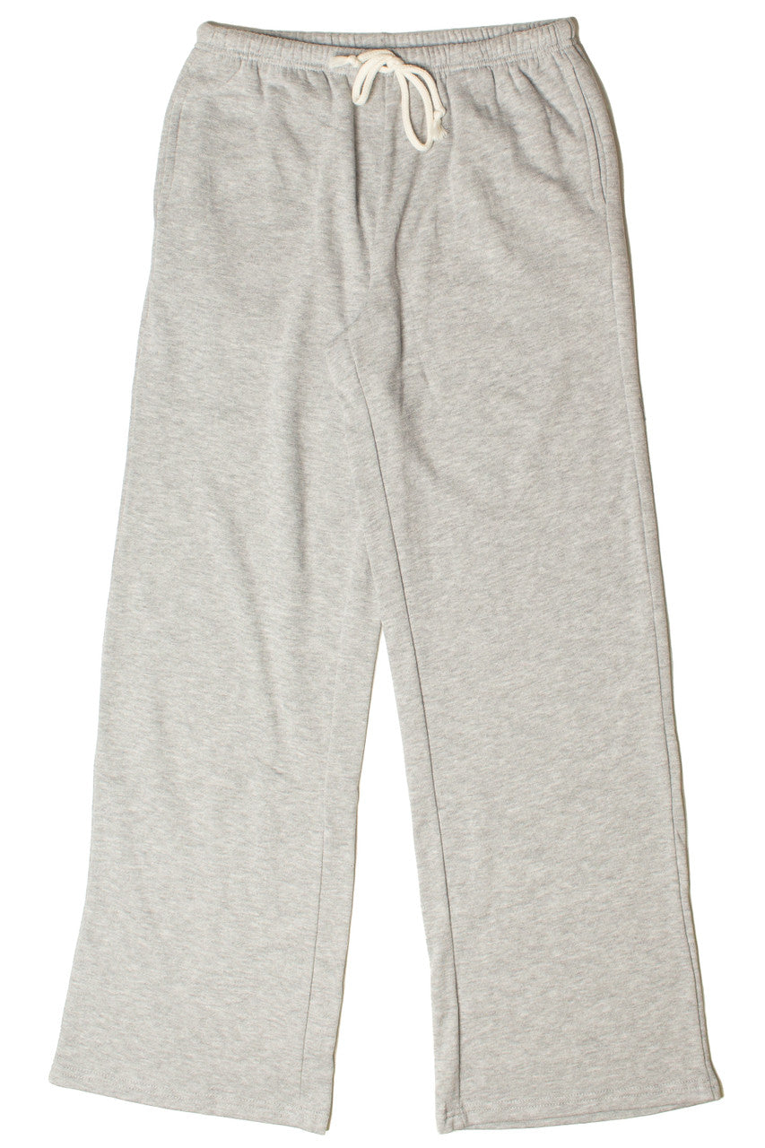 Grey Straight Leg Sweatpants
