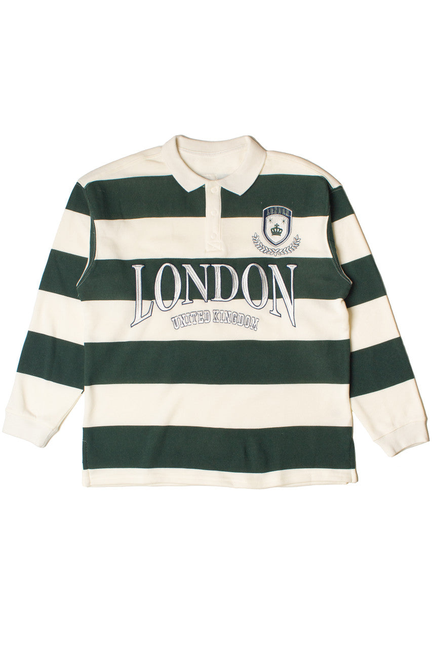 Embroidered Rugby Sweatshirt
