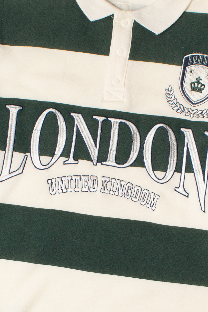 Embroidered Rugby Sweatshirt