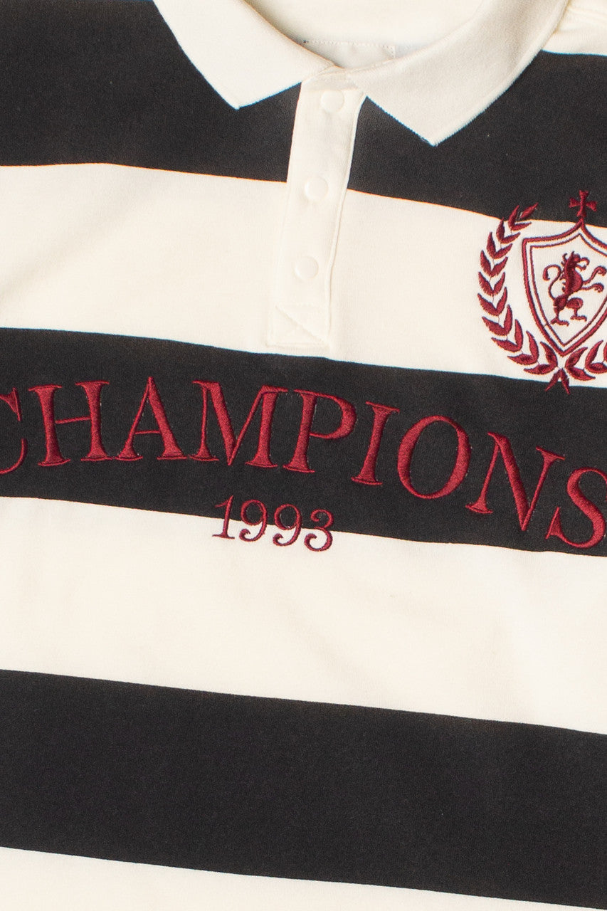 Embroidered Rugby Sweatshirt