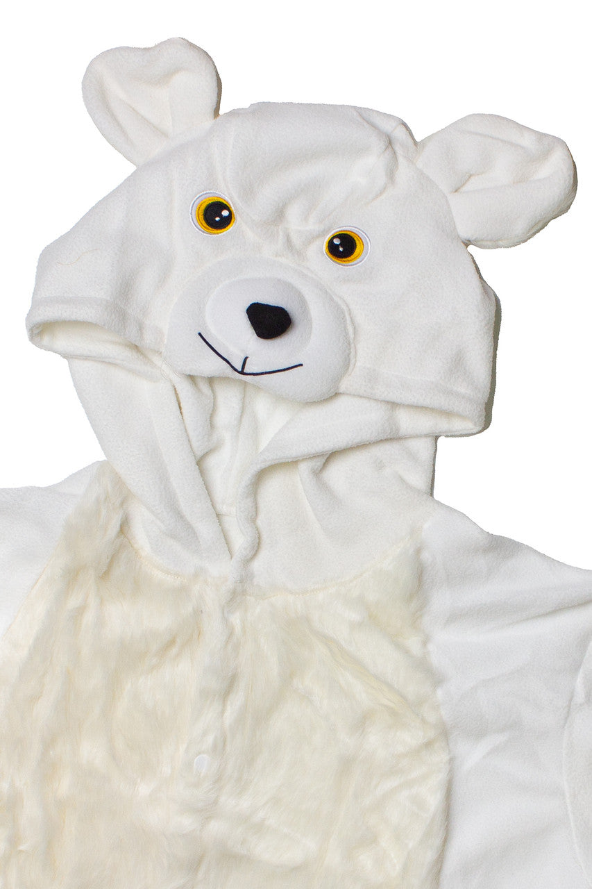 Fuzzy Polar Bear Onesie