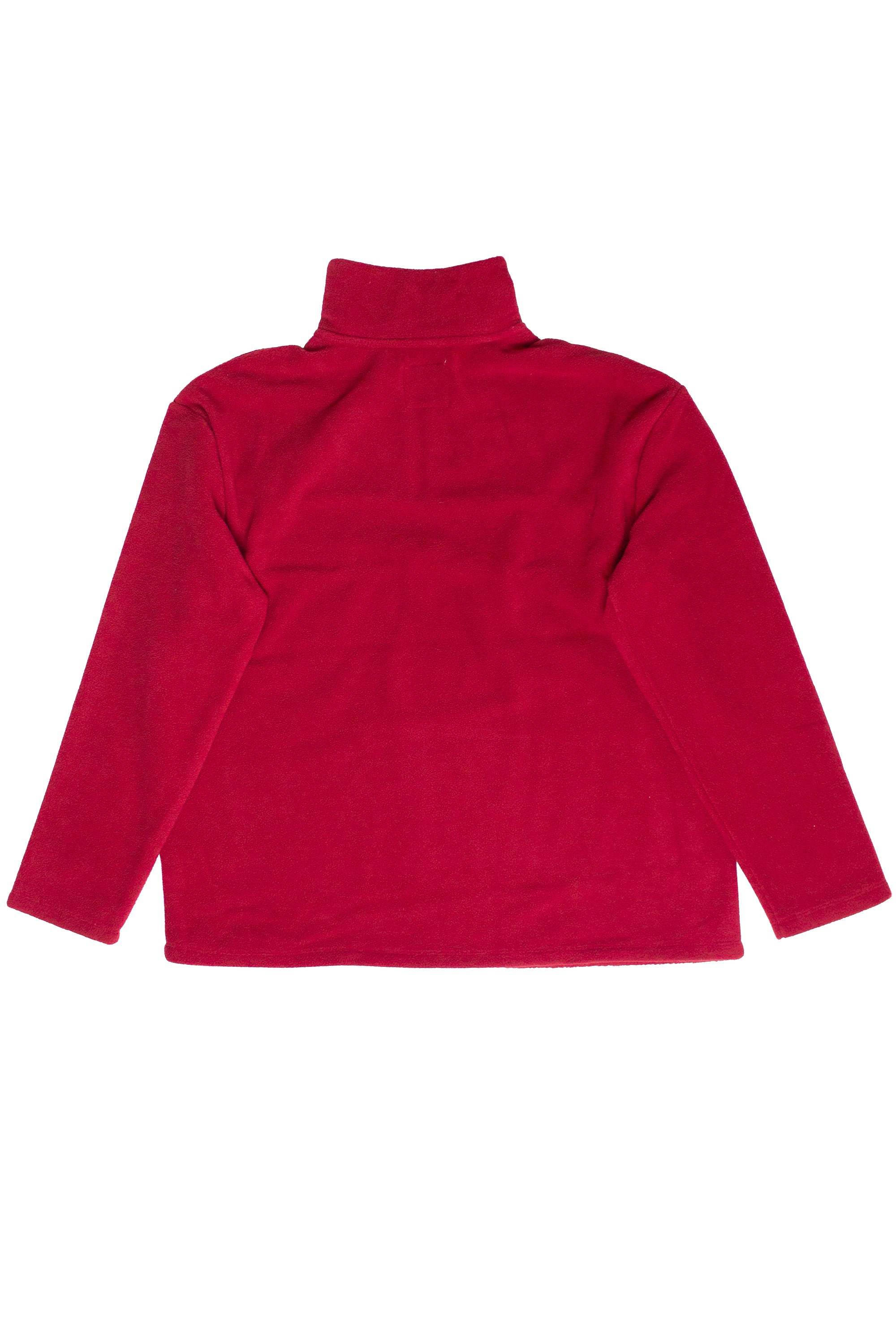 Polar Fleece Quarter Zip Sweatshirt - Red