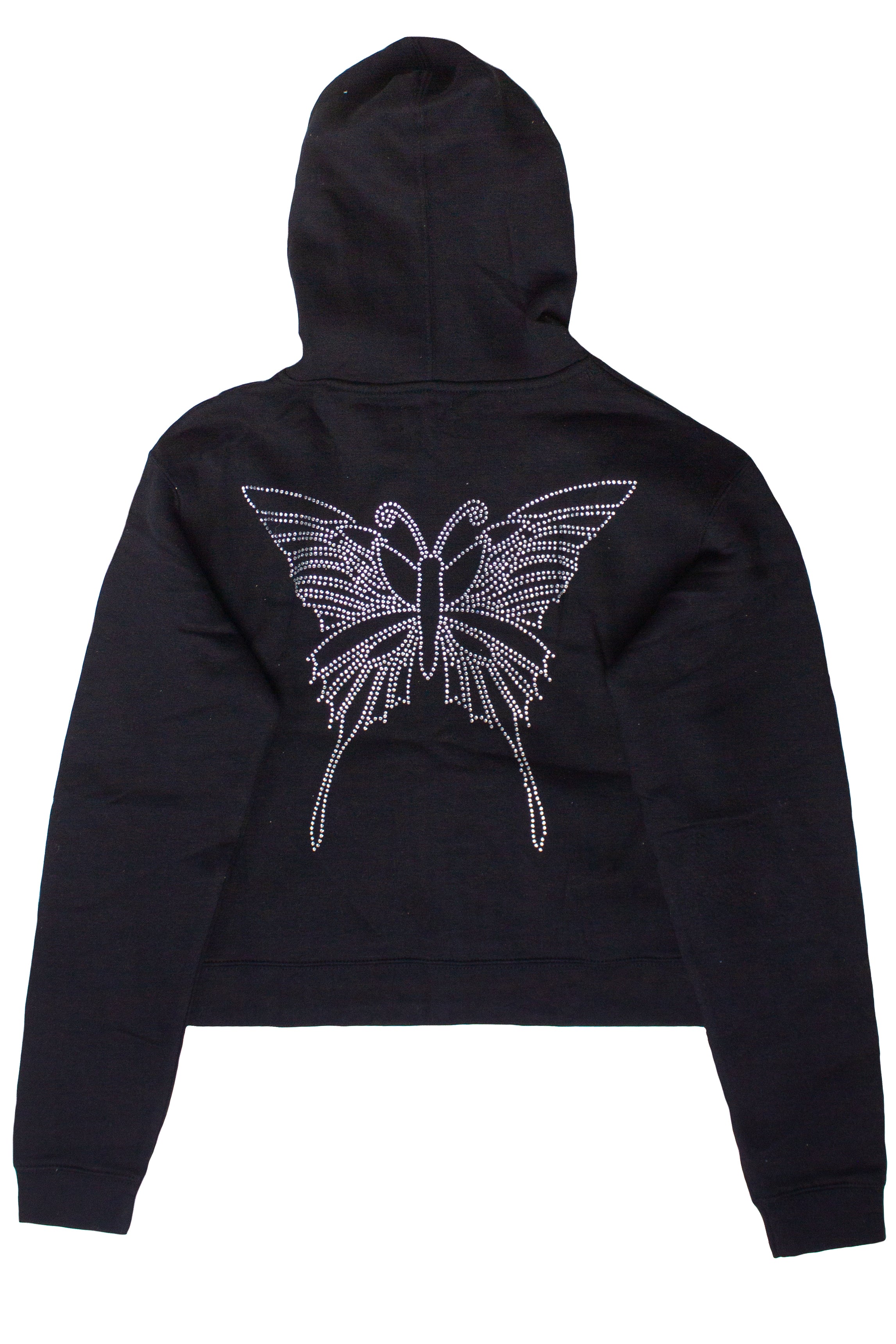 Rhinestone Butterfly Hoodie
