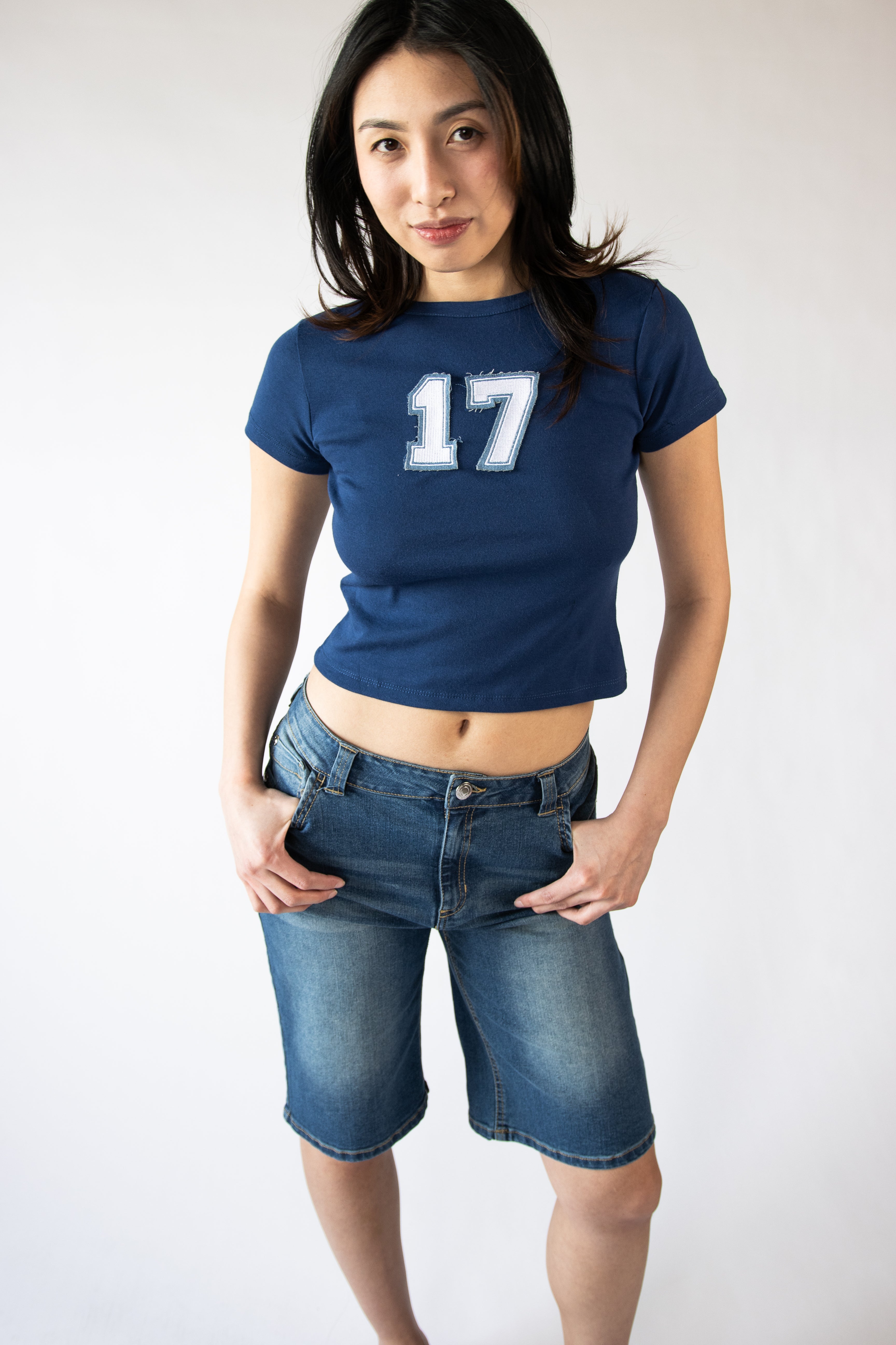 Denim Patch T-Shirt